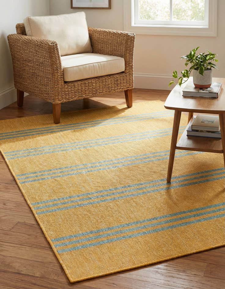Detail image of 4' x 6' Easy-Clean Jill Zarin Anguilla Indoor / Outdoor Rug