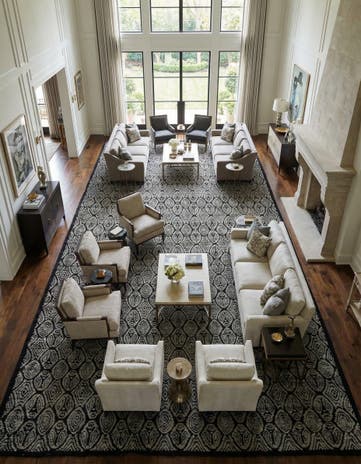 13' 11 x 20' 11 Hand Knotted Darya Wool Rug