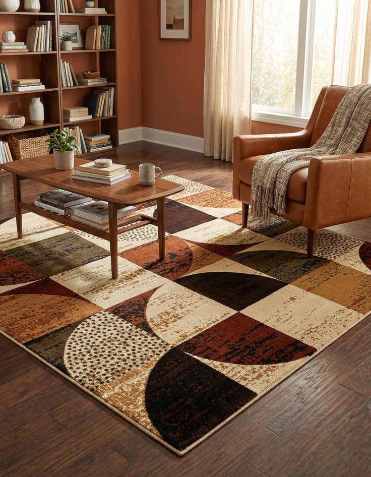 Detail image of 7' 10 x 7' 10 Cafe Square Rug