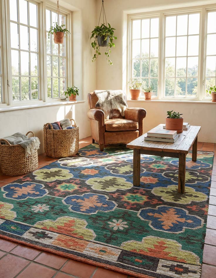 Detail image of 9' x 12' Chenille Jute Rug