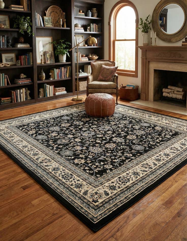 Detail image of 10' x 10' Yasmin Square Rug