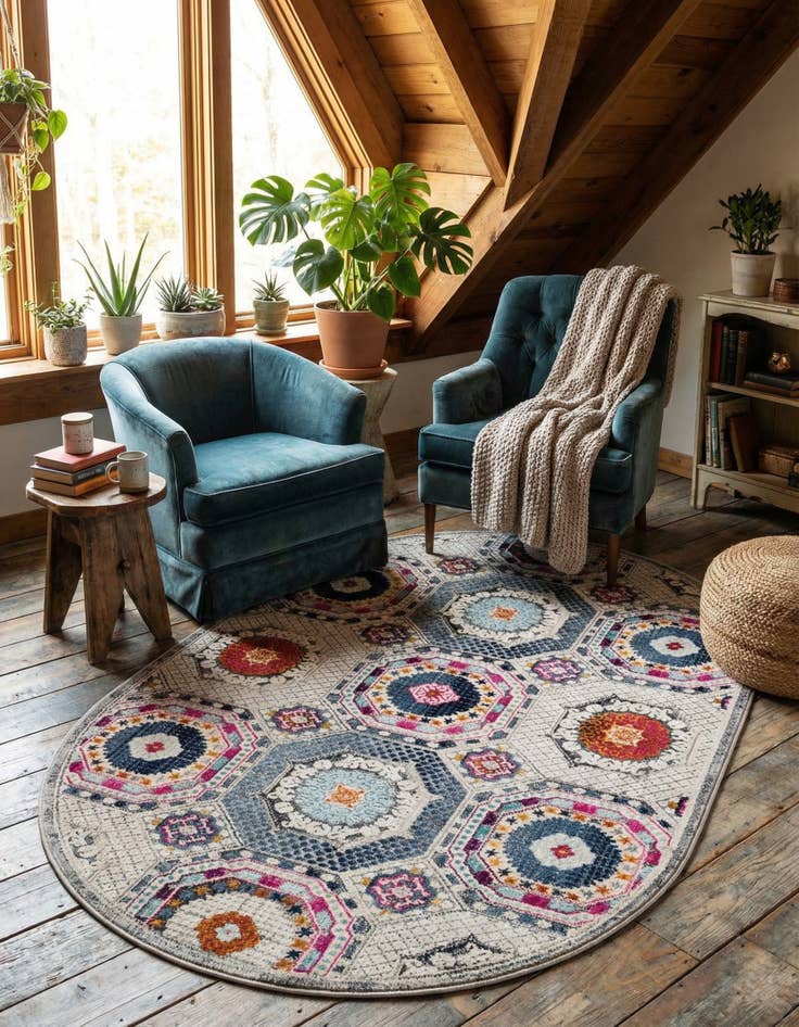 Detail image of 3' 7 x 5' 3 Budapest Oval Rug
