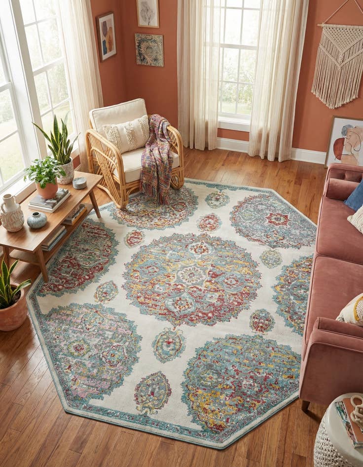 Detail image of 8' 2 x 8' 2 Paragon Octagon Rug