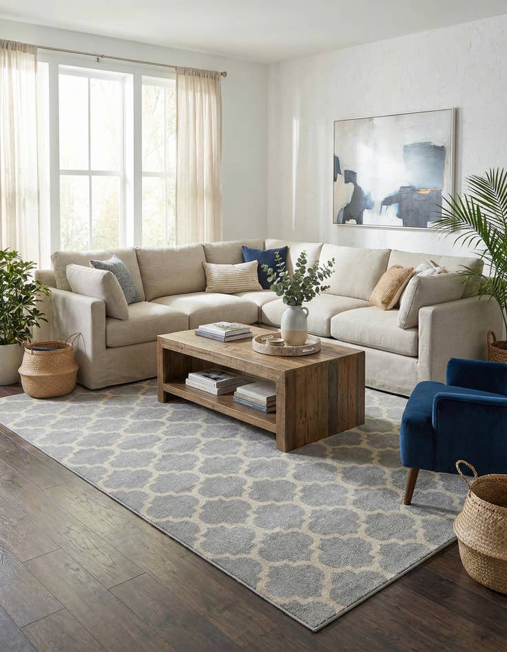 Detail image of 10' x 14' Trellis Rug