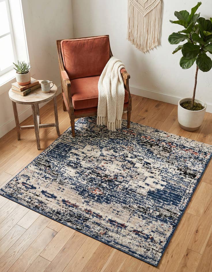 Detail image of 4' x 4' Tucson Square Rug