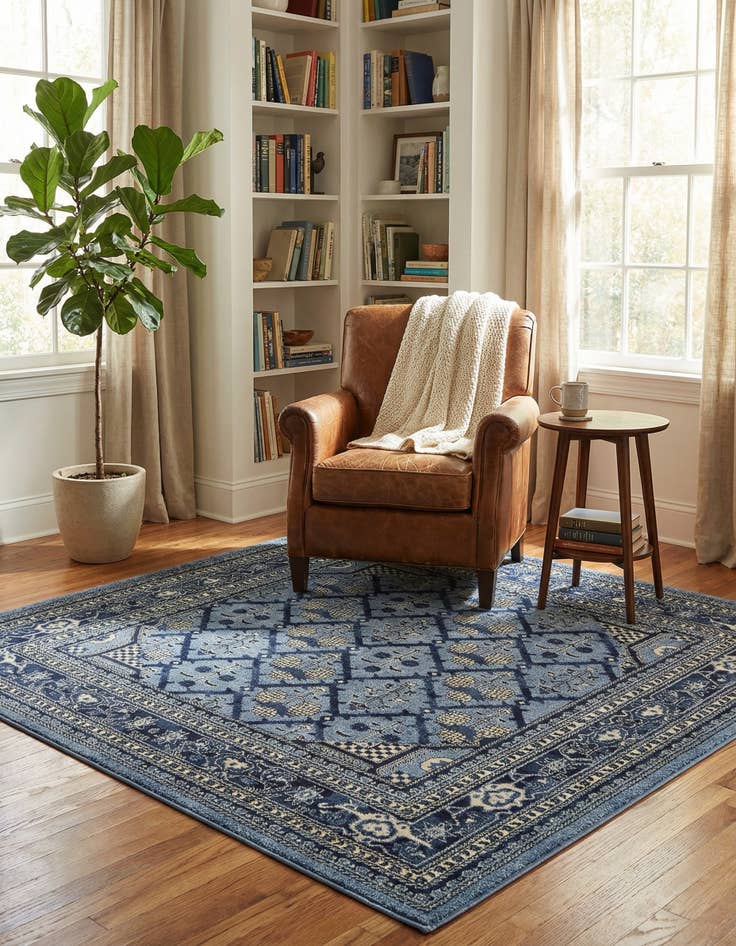 Detail image of 6' x 6' Miranda Square Rug