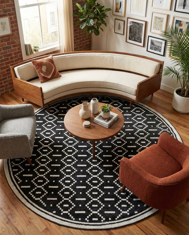 Detail image of 10' x 10' Oslo Round Rug