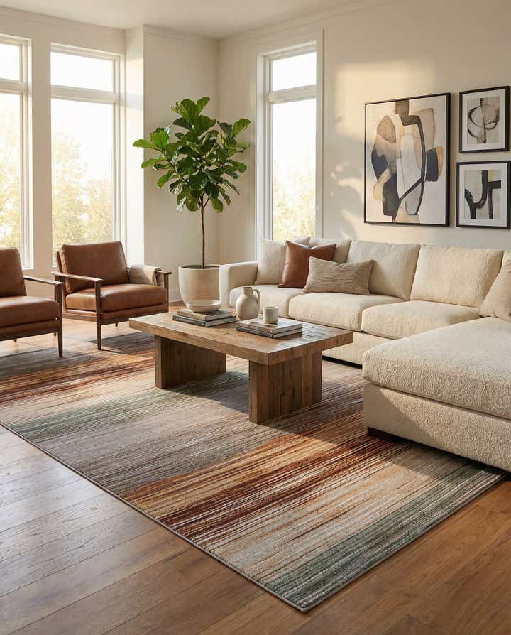 10' x 14' Easy-Clean Modern Indoor / Outdoor Rug