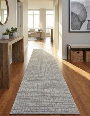 2' 7 x 12' Textura Designer Runner Rug