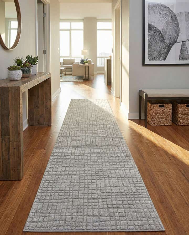 2' 7 x 12' Textura Designer Runner Rug