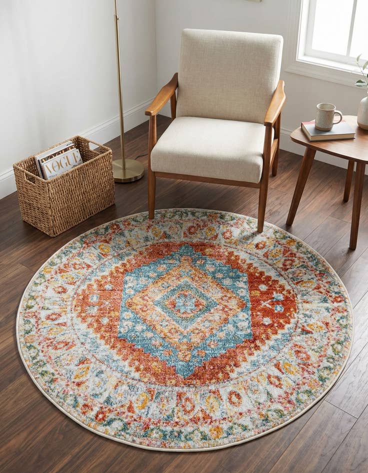 Detail image of 3' 3 x 3' 3 Paragon Round Rug