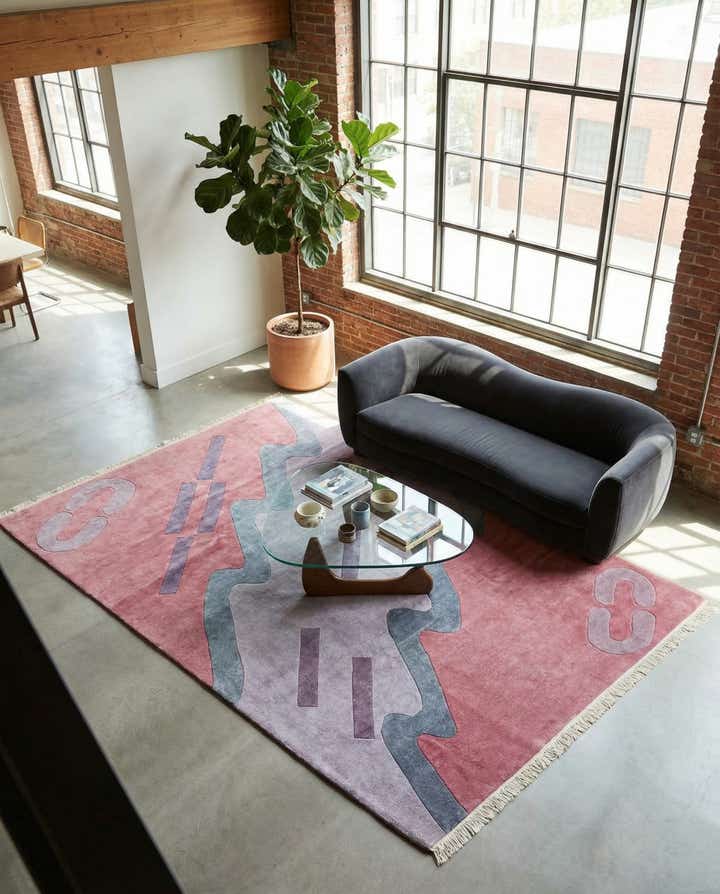 7' 3 x 11' 1 Hand Knotted Tibet Wool Rug