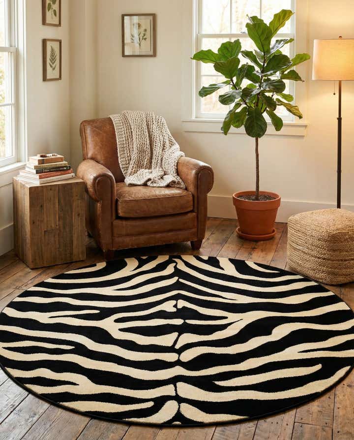 6' 1 x 6' 1 Safari Round Rug