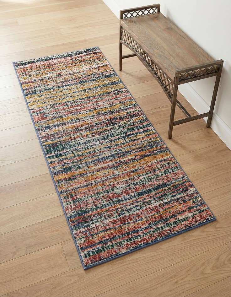 Detail image of 2' 2 x 4' Gemstone Runner Rug