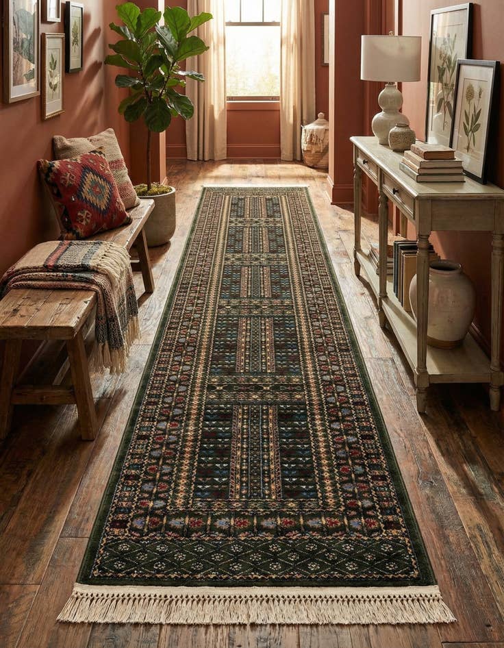 Detail image of 2' 7 x 12' Bokhara Runner Rug