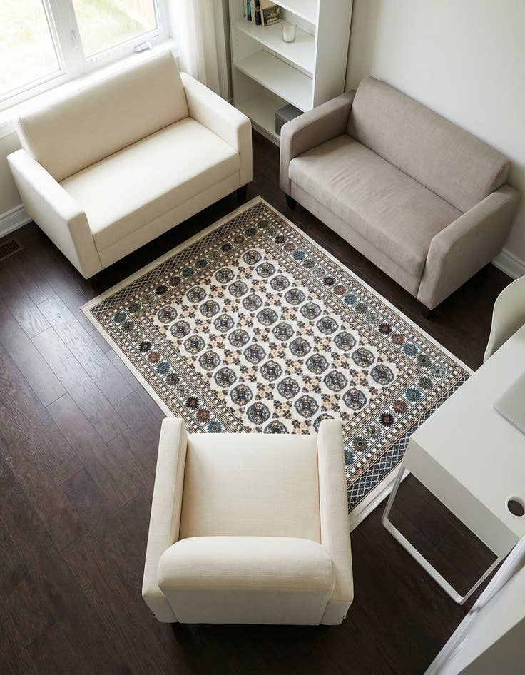 Detail image of 4' x 6' Nain Design Rug