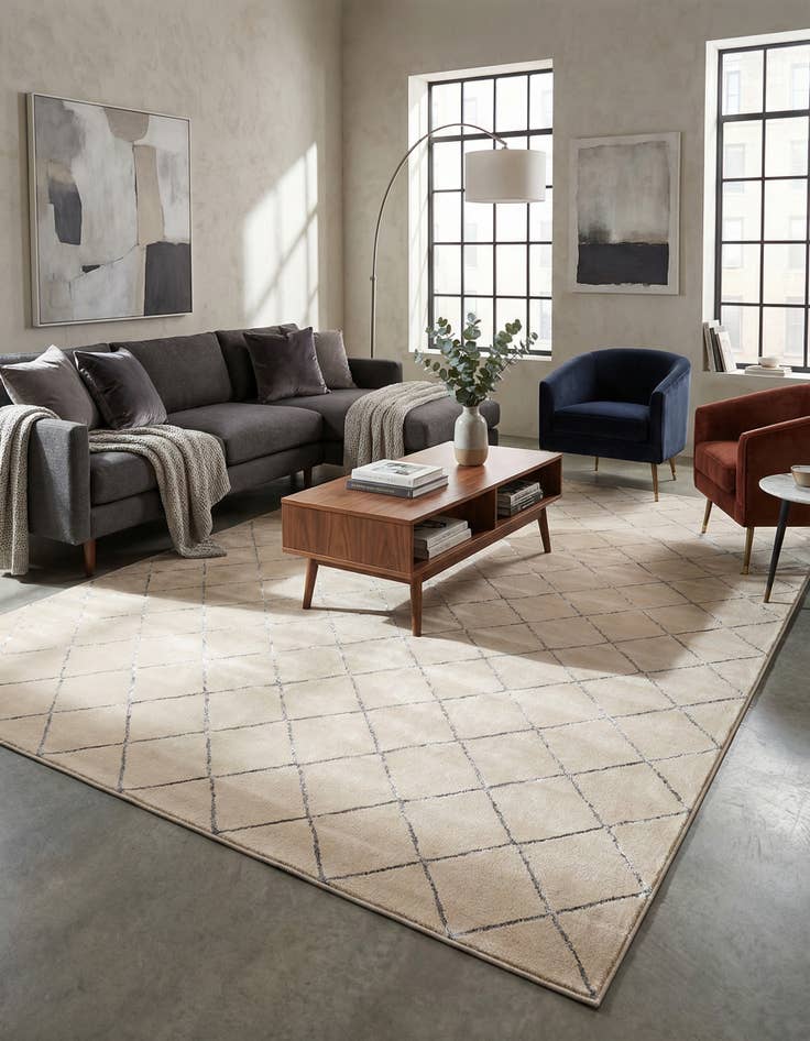 Detail image of 10' x 13' Vogue Geo Rug