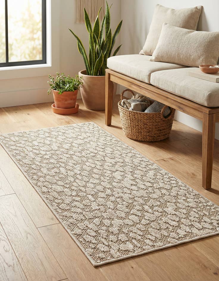Detail image of 2' x 3' 1  Washable Safari Indoor / Outdoor Rug