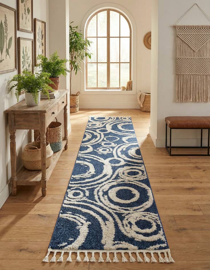 Detail image of 2' 7 x 12' Boho Runner Rug