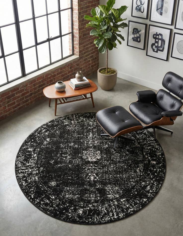 Detail image of 6' 1 x 6' 1 Monte Carlo Round Rug