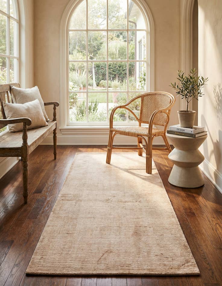 Detail image of 2' 7 x 5' 1 Hand Knotted Darya Wool Rug