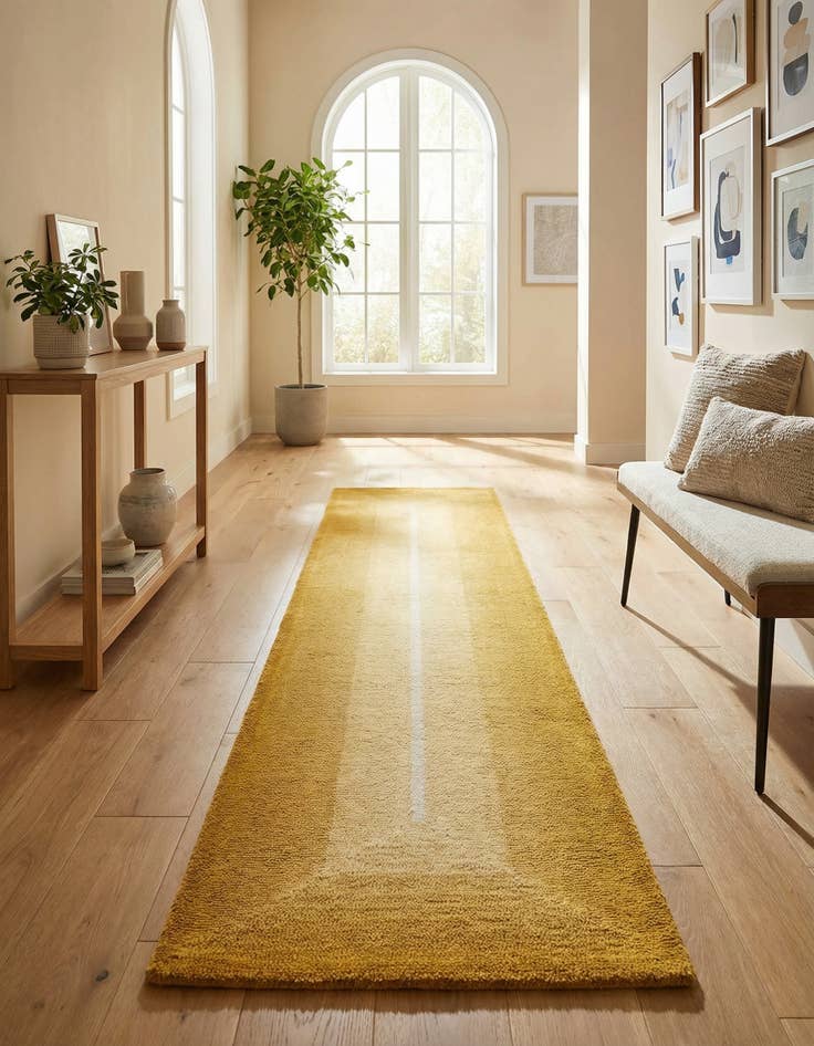 Detail image of  2' x 8' Ombre Wool Runner Rug