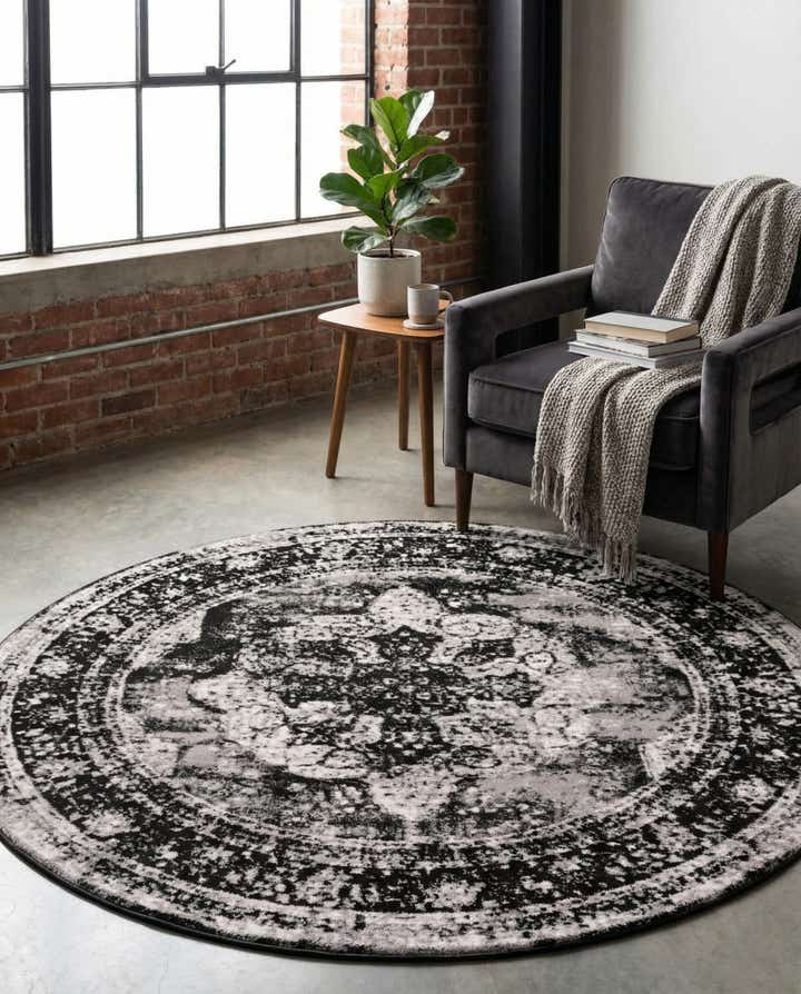 185cm x 185cm Monaco Rond Vloerkleed