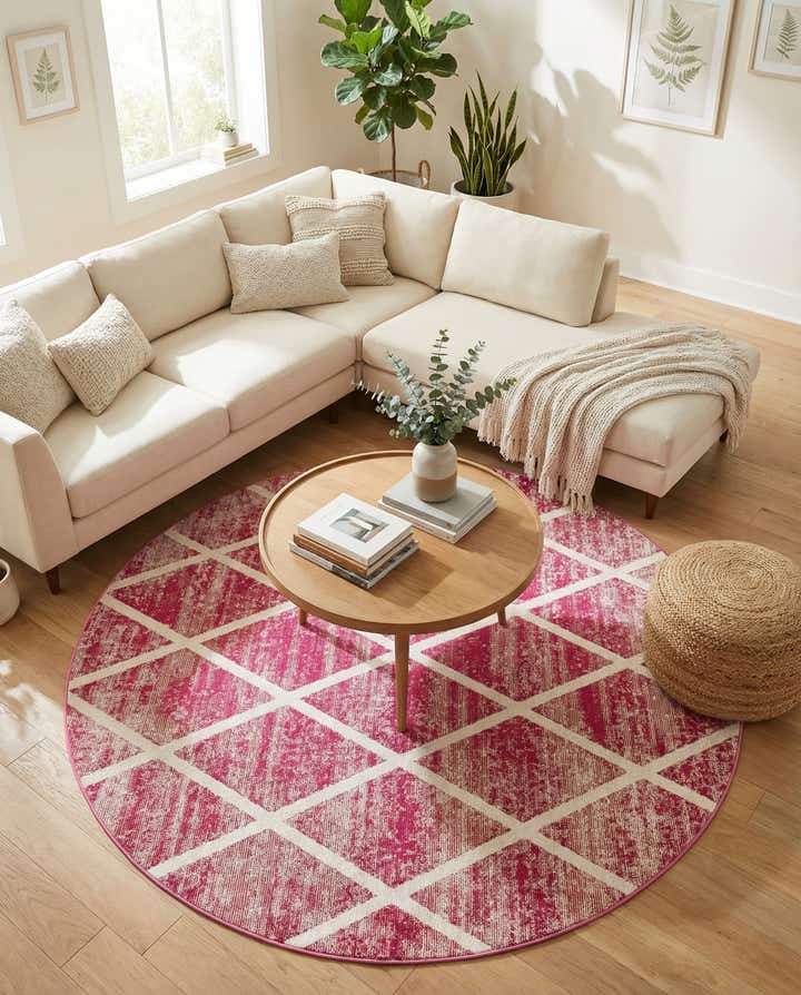 7' x 7' Starlight Round Rug