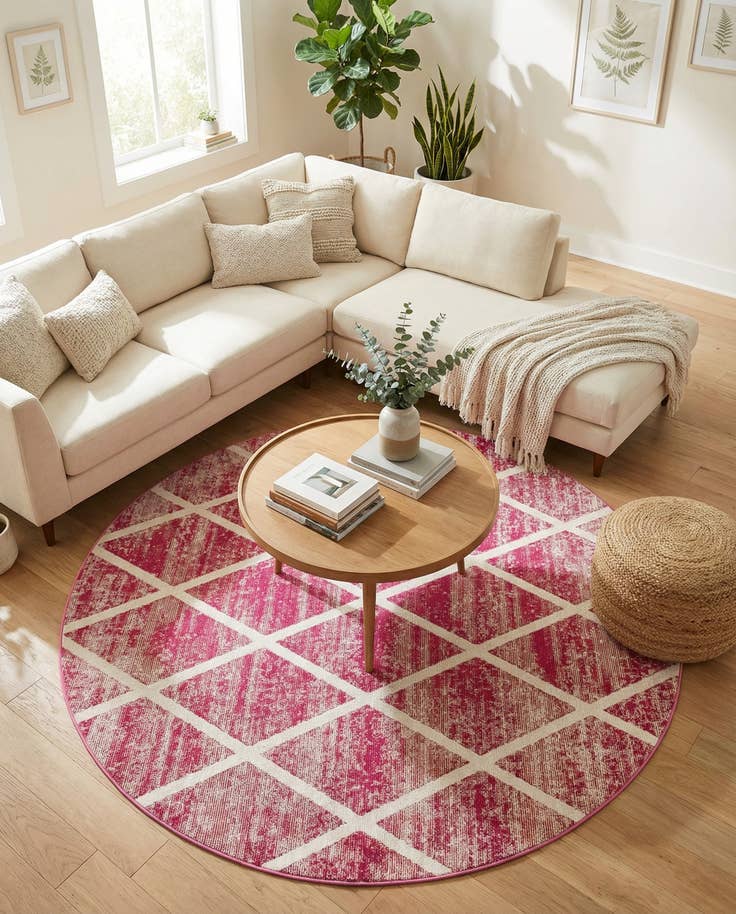 Detail image of 7' x 7' Starlight Round Rug
