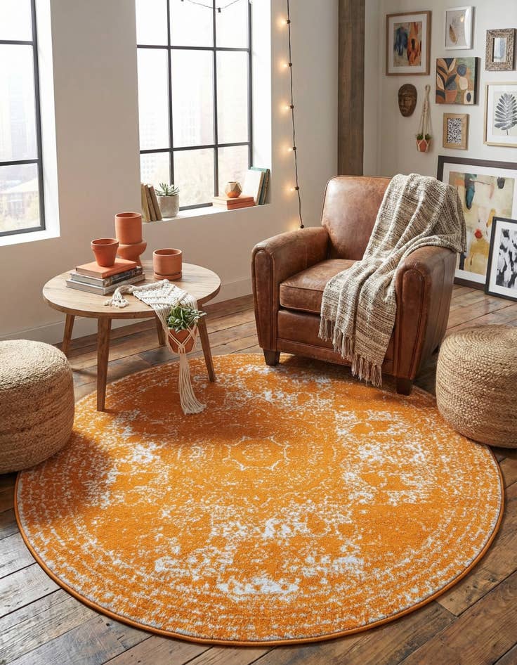 Detail image of 5' 3 x 5' 3 Dover Round Rug