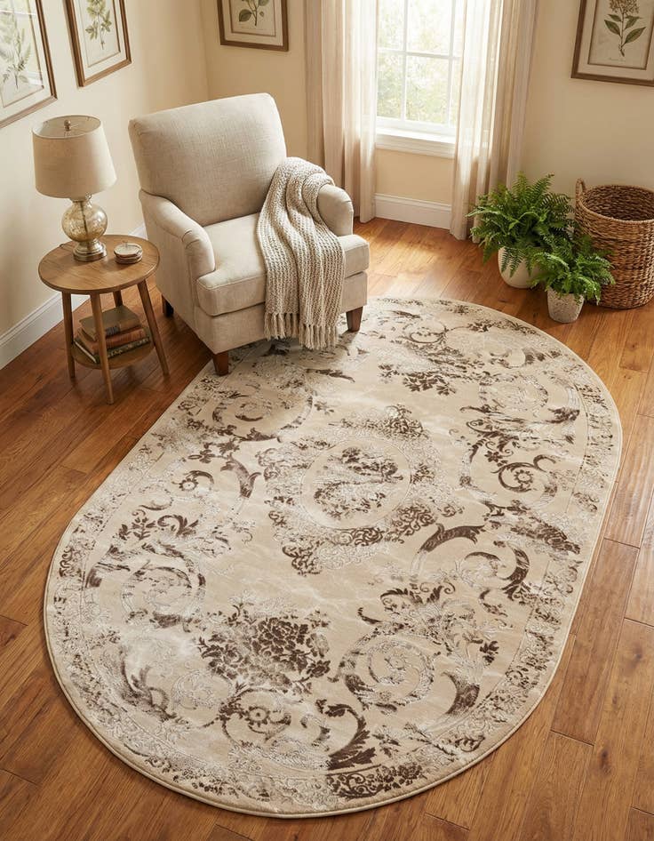 Detail image of 5' 3 x 8' Finsbury Oval Rug