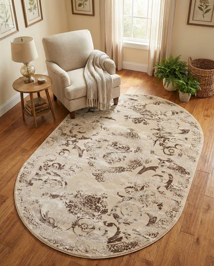 Detail image of 5' 3 x 8' Finsbury Oval Rug