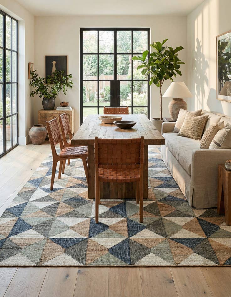 Detail image of 9' x 12'  Hand Woven Kala Handwoven Jute Rug