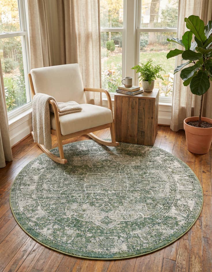 Detail image of 5' x 5' Isabella Round Rug