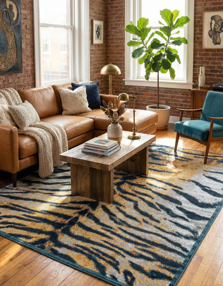 Detail image of 9' x 12' Kamala Washable Rug