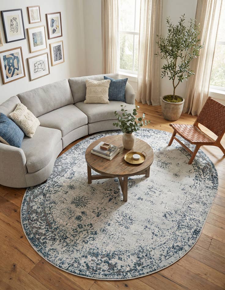 Detail image of 7' 10 x 10' Monaco Oval Rug