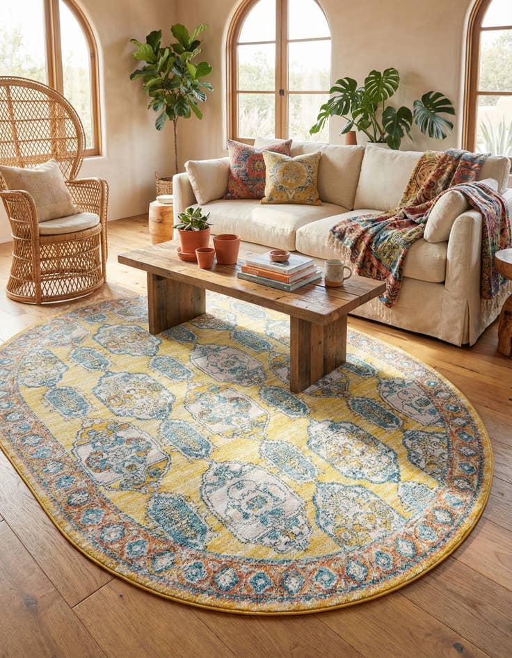 Detail image of 7' 10 x 10' 2 Lola Oval Rug