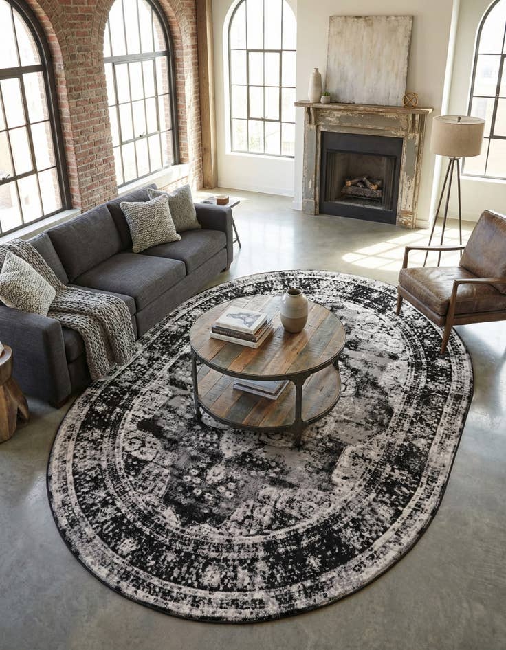 Detail image of  7' 10 x 10' Monte Carlo Oval Rug