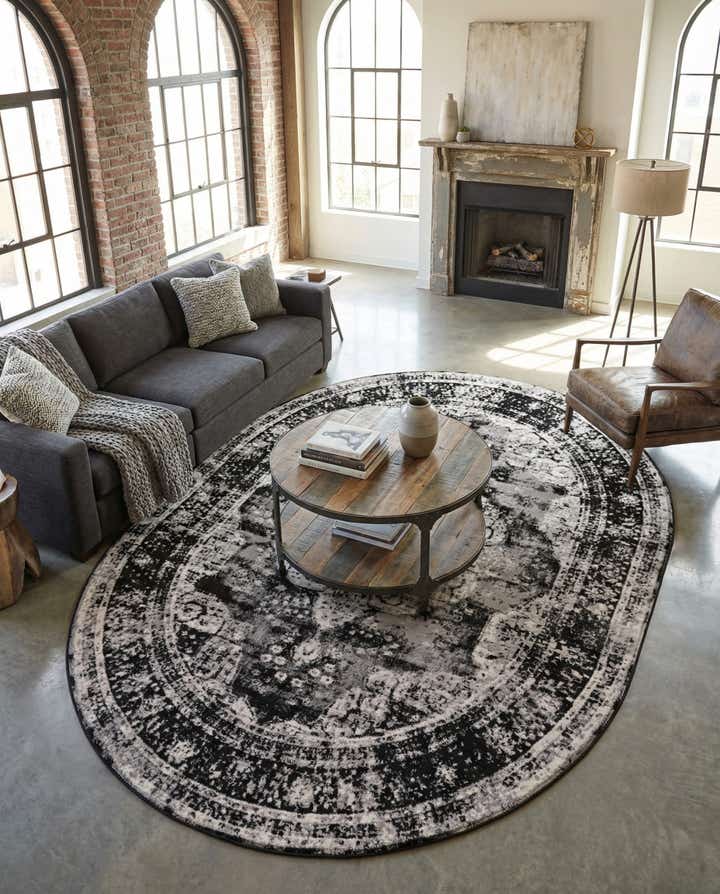 240cm x 305cm Monaco Oval Teppich