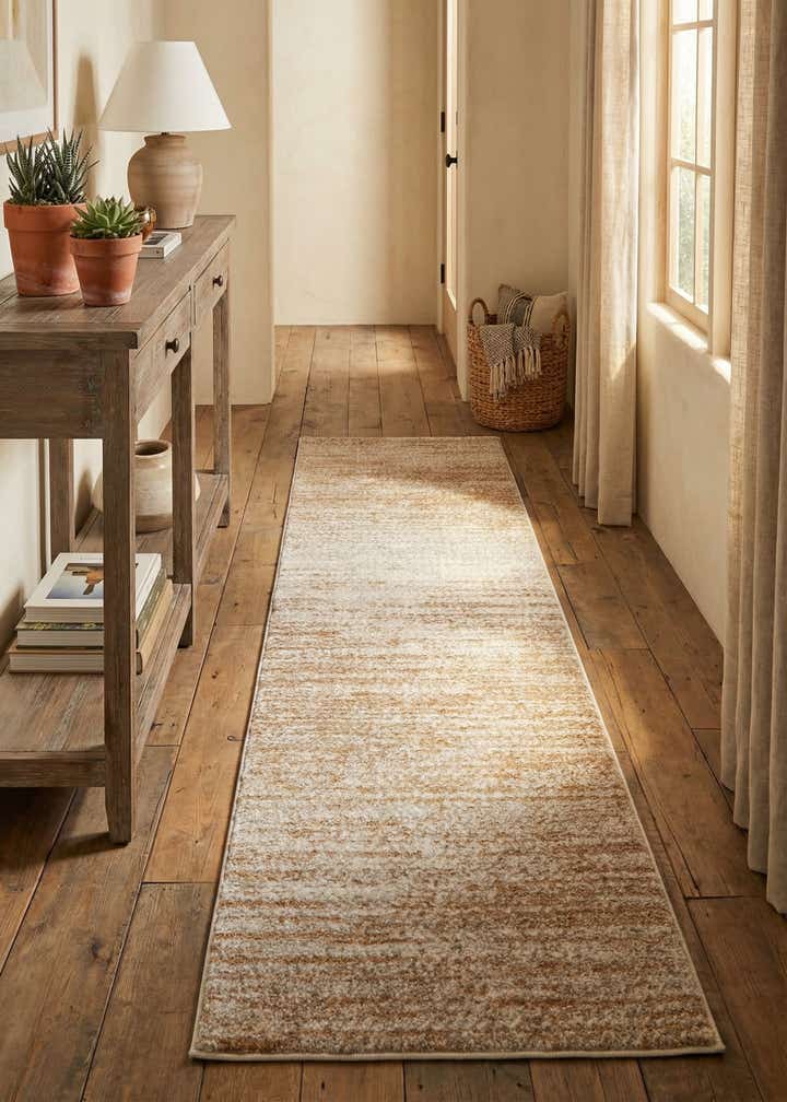 2' 7 x 10' Sepia Runner Rug