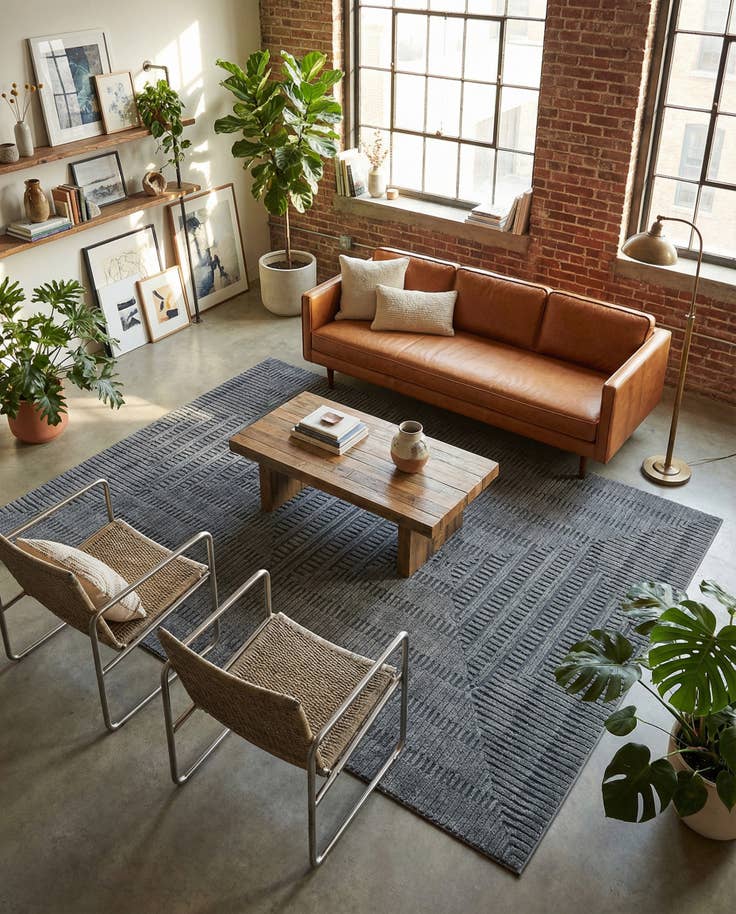 Detail image of 5' x 8' Textura Designer Rug