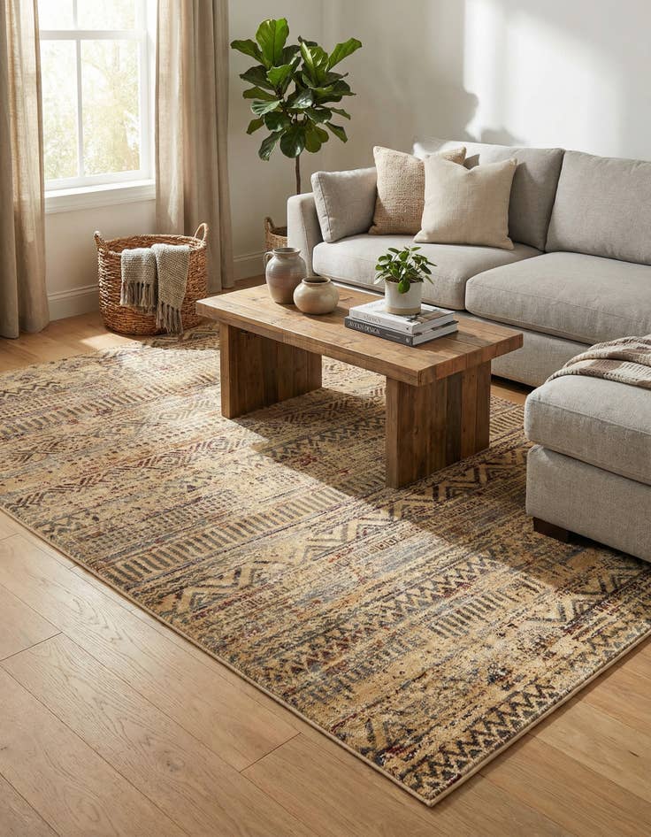 Detail image of 6' x 9' Saturn Rug