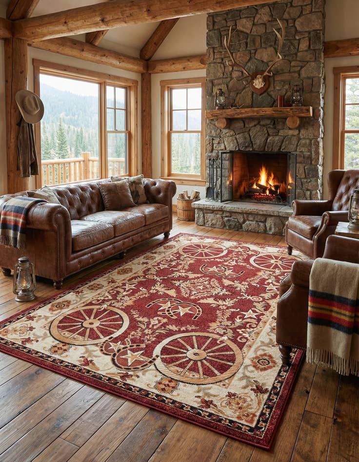 Detail image of 6' x 9' Pioneer Rug