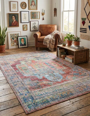 7' 3 x 10' Washable Maahru Rug