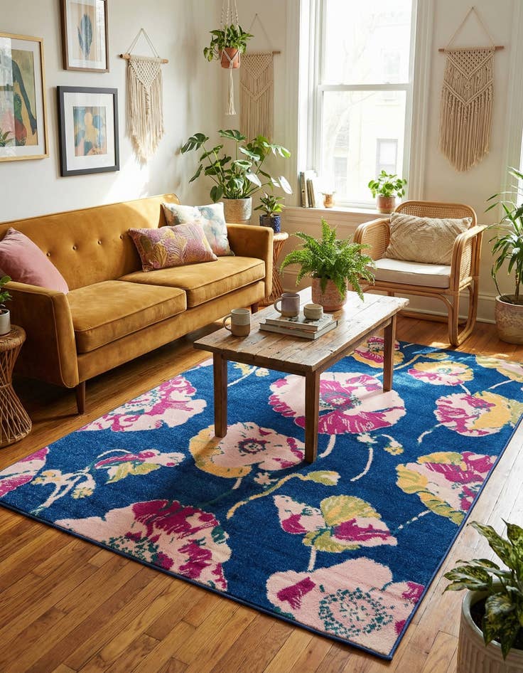 Detail image of 5' 3 x 8' Bloom Rug