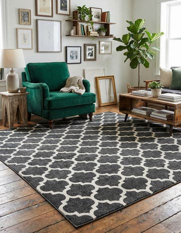 10' x 10' Lattice Square Rug
