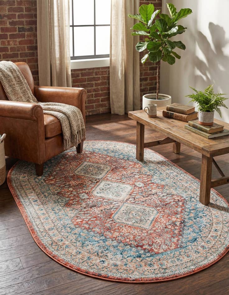 Detail image of 4' x 6' Newport Oval Rug