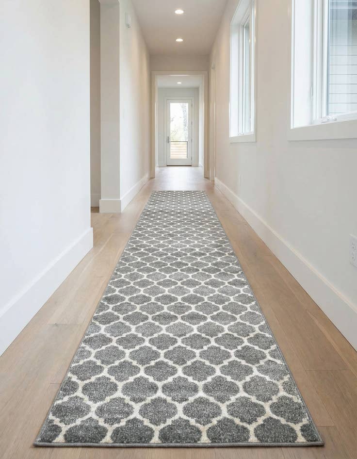 Detail image of 2' 7 x 16' 5 Lattice Runner Rug