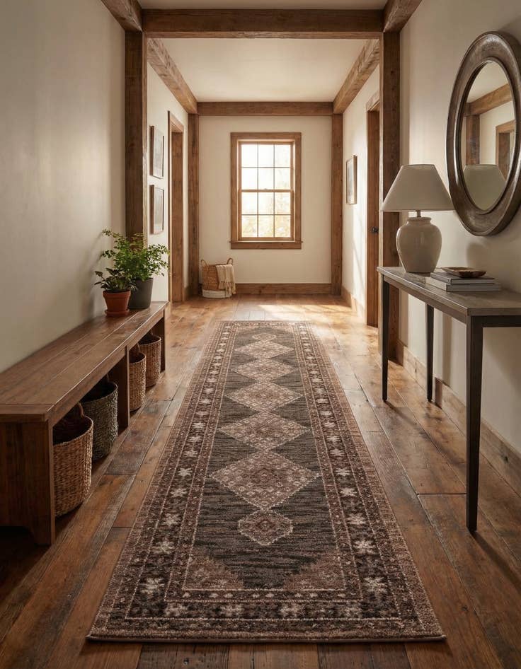 Detail image of 2' 7 x 12' 6 Grand Tradition Rug