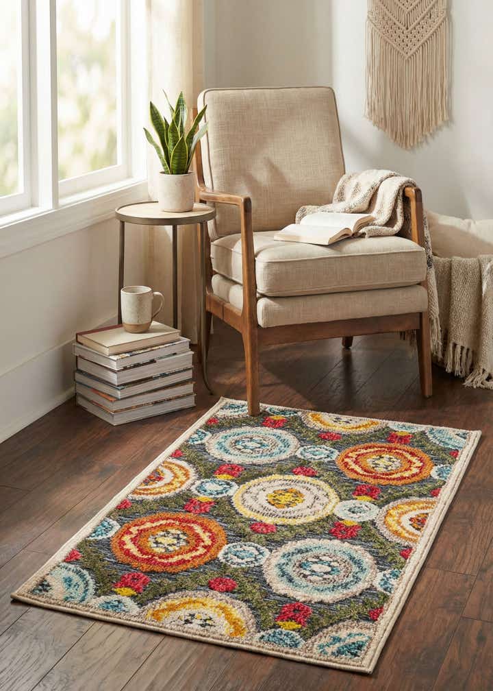 2' x 3' Easy-Clean Casablanca Indoor / Outdoor Rug